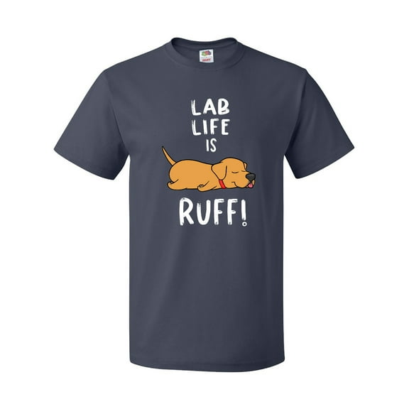 Inktastic Lab Life is Ruff Yellow Labrador T-Shirt