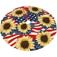 thumbnail image 6 of Flags with Sunflowers Christmas Tree Skirts 30", Xmas Tree Cloth Mats Trees Skirts for Decor Gift, Home Decoration, 6 of 6