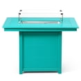 thumbnail image 5 of WestinTrends Helios 46" Modern Outdoor Patio Gas Propane Rectangular Fire Pit Table (Rocks Not Included), Turquoise, 5 of 14