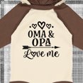 thumbnail image 4 of Inktastic My Oma Opa Love Me Grandkids Boys or Girls Long Sleeve Baby Bodysuit, 4 of 5