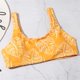 thumbnail image 3 of Gibobby Conjunto de Bikini 2023 ropa Slip Sexy sin costuras triángulo 2 piezas con hendidura playa traje de baño Bikini Tankini conjuntos para dama conju(Amarillo,G), 3 of 5