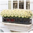 thumbnail image 5 of Morttic 6 Bundles Artificial Daisy Mums Flowers Outdoor Fake Fall Flowers for Decoration Garden Porch Window Box Decor（White）, 5 of 7