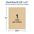 thumbnail image 5 of Avery Printable Cardstock, 8.5" x 11", Kraft Brown, 50ct, 5 of 8