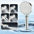 thumbnail image 4 of Universal Removable Filtering Showerhead With Handheld Built In Power Wash,High Pressure Showerhead Filter for Hard Water,Adjustable Angle Shower Head Water Softener, 5 Mode,White, 4 of 8
