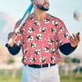 thumbnail image 4 of Fotbe French Bulldog Face Baseball Jersey Shirt for Men and Women, Casual Short Sleeves Button Down T-Shirt-XX-Large, 4 of 9