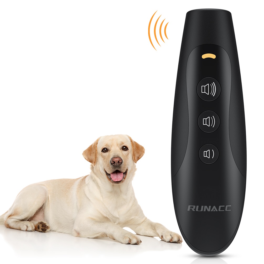 FANZ Ultrasonic Anti Bark Barking Device with 4 Adjustable Mode Electronic Outdoor Pet Training Products 