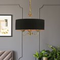 thumbnail image 4 of 41863-01 Livex Lighting Harrington - 3 Light Pendant In Transitional Style-14 Inches Tall and 16 Inches Wide-Antique Brass Finish    -Traditional, 4 of 10