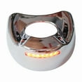 thumbnail image 6 of Motorcycle Chrome Fairing Side Mirror Mount Rearview Cover Shell W/ LED Light for Harley Touring Electra Glide Street Glide 1996-2013, 6 of 8