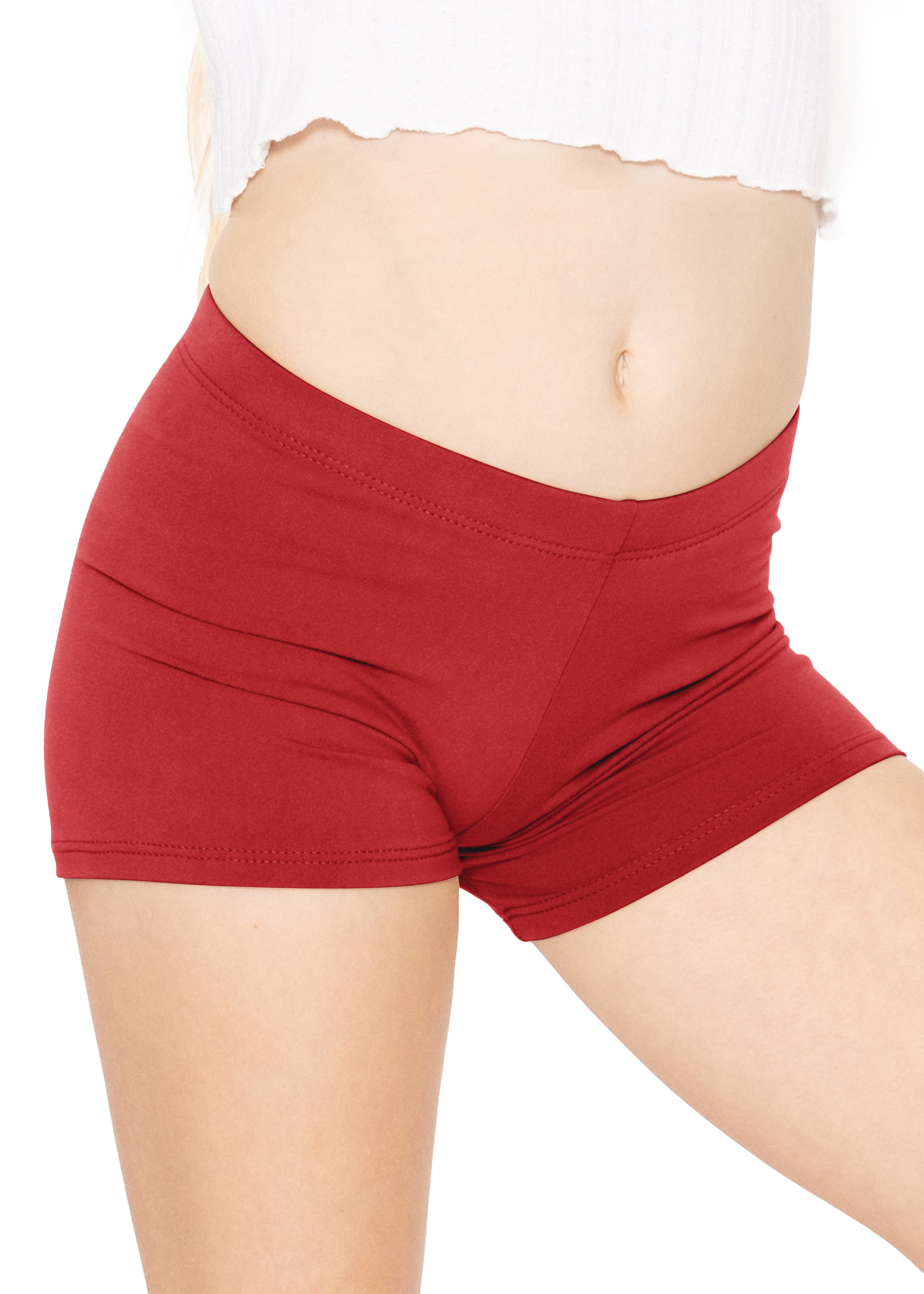 Buy Chocolate Extra Small Low Rise Booty Shorts For Kids, Teens &  Petite Women Who Wear Kids Child Sized Clothing Stretch Knit Sexy Gym Dance  Made In USA Online at desertcartDenmark