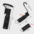 thumbnail image 3 of 2X Bike Wall Mount Bicycle Garage Wall Mount, Swivel Bike Rack, Bicycle Storage Rack, Bike Holder, 3 of 7