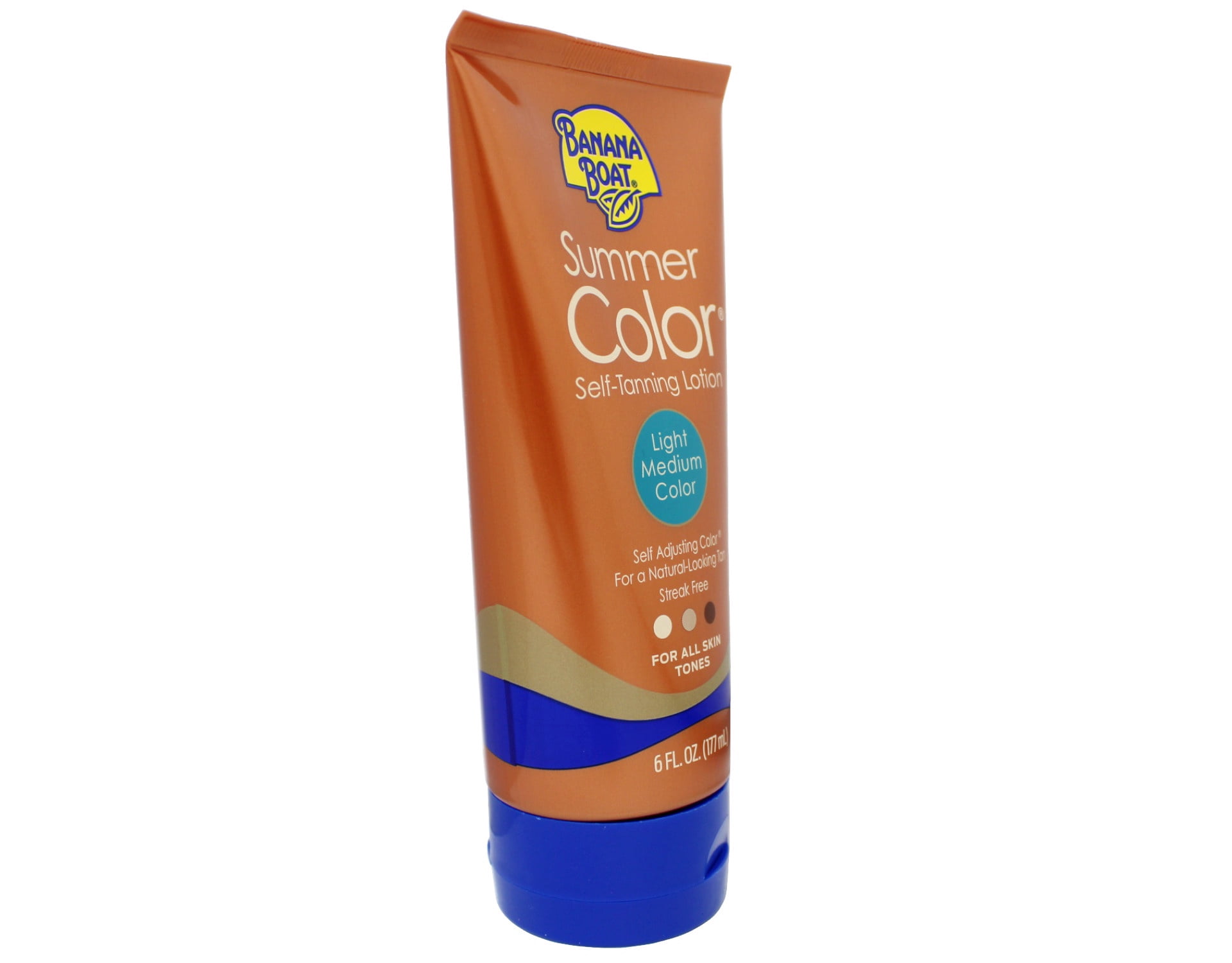 Banana Boat Self-Tanning Lotion, Light/Medium Summer Color For All Skin Tones - 6 Ounce (Pack Of 3) - Pack Of 1