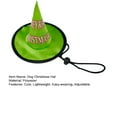 thumbnail image 6 of Mightlink Dog Christmas Hat Adjustable Wide Brim Ultra-Light Non-Fading Wear Resistant Dress Up Polyester Dog Cat Christmas Cosplay Hat Headdress Pet Accessories, 6 of 6