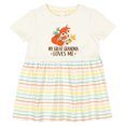 thumbnail image 3 of Inktastic My Great Grandma Loves Me Fox Girls Baby Dress, 3 of 5