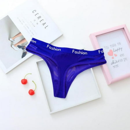 

Fantadool Sexy Seamless G-String Transparent Underwear Women Mesh Breathable Lingerie Female underwear String