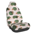thumbnail image 1 of Wukai Cute Armadillo Full Set Car Seat Covers with Soft Padding Universal Auto Front Seats Protector and Cushion Mat, 1 of 5
