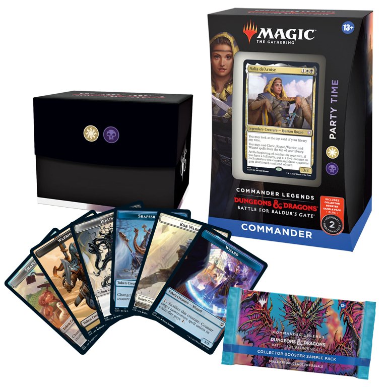 mtg battle for baldur's gate commander decks Magic The Gathering Legends Dungeons Dragons Baldurs Set of 5 Commander Wizards of the Coast Most Commander Legends Magic: The Gathering Commander Legends: