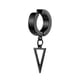 thumbnail image 4 of Pendientes colgantes con clip de oreja de acero inoxidable y titanio de moda coreana, pendientes colgantes, joyas de acero inoxidable, 4 of 6
