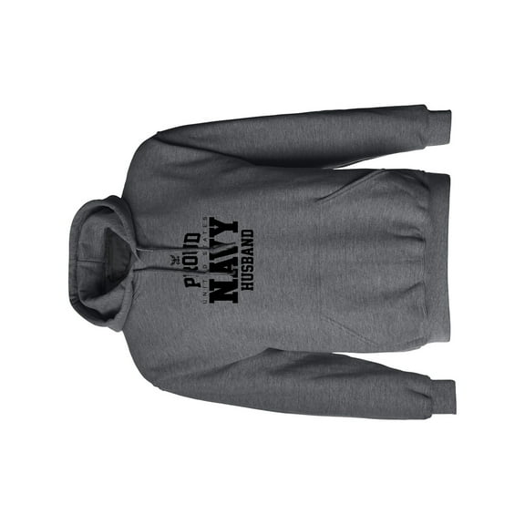 Proud United States Navy HUSBAND Adult Hooded Sweatshirt