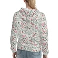 thumbnail image 7 of Sikiie Fairy Floral Women's Casual Hoodies Long Sleeve Lightweight Pullover Tops Loose Sweatshirt-Small, 7 of 7