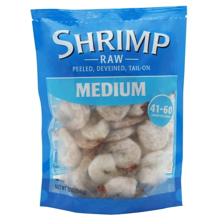 Medium Raw Shrimp 41 60 12oz Bag