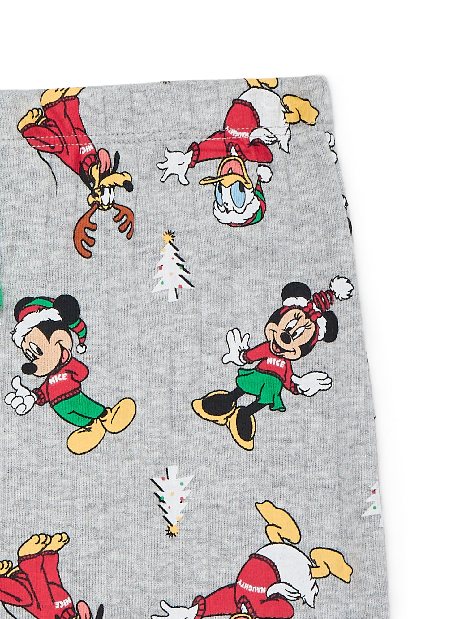 Mickey Mouse Baby Boys Christmas Graphic Bodysuit and Jogger Pants Set, 2-Piece, Sizes 0M-12M