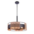 thumbnail image 2 of 59096-FB-Craftmade Lighting-Kensey - 6 Light Pendant-19.13 Inches Tall and 24 Inches Wide-Flat Black Finish, 2 of 2
