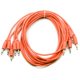 thumbnail image 3 of Synthrotek Paquete De 5 Cables De Conexión Eurorack De 36"" (91 Cm), Color Naranja, 3,5 Mm, 1/8 Pulgadas, Mono Ts A Ts, 3 of 5