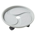thumbnail image 5 of IDEANATEGRATE Planter Base With Wheels Flower Pot Tray Round PP 1Pack, 5 of 8