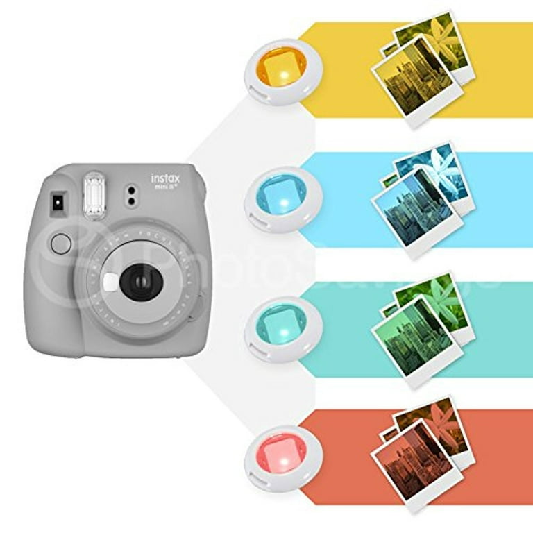 Fujifilm Instax Mini 8+ Instant Film Camera, (Mint), 2 Twin packs