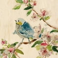 thumbnail image 2 of Robinson, Carol 12x12 Gold Ornate Wood Framed with Double Matting Museum Art Print Titled - Spring Birds II, 2 of 4