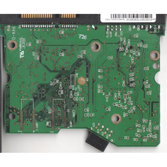 WD1600JD-40HBC0, 2061-701267-200 AL, WD SATA 3.5 PCB