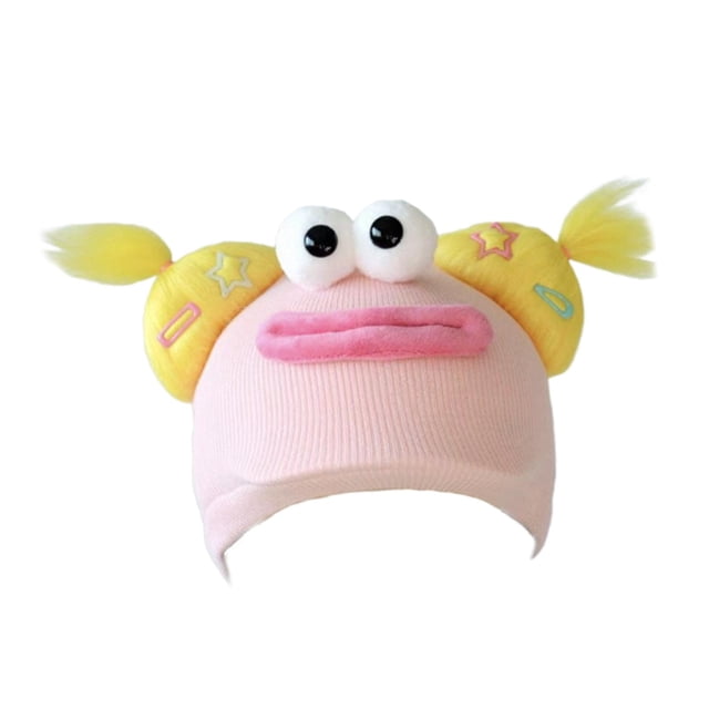 S SERENABLE Ski Helmet Cover Bright Braids Design Comfortable Protective Cute Multifunction yellow