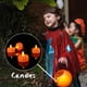 thumbnail image 4 of Mini Calabaza Luces Led Halloween Velas Sin Llama Lámpara Fiesta En Casa Festival Adornos Accesorios Decoración De Halloween 12 Uds seitruly HA036980-00, 4 of 6