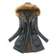 thumbnail image 2 of Puntoco Winter Womens Warm Coat Chaqueta con capucha Slim Winter Outwear Abrigos Puntoco Puntoco-2050, 2 of 3