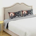 thumbnail image 5 of GZHJMY Satin Pillowcase for Hair and Skin Breathable Slip-Cool, Wrinkle-Resistant Soft and Smooth 20x40In Single Side Envelope Opening Without Zipper Moon God, 5 of 7