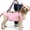 Pink, variant on Dog Full Body Lift Harness, Support Sling Backpack for Senior Disabled Dogs, Front Hind Leg Joint Injuries, Help Up & Down Stairs Walk Hiking Grooming Harness, Reflective, Soft Padded Handle