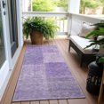 thumbnail image 6 of Addison Rugs Chantille Indoor/Outdoor Transitional Patchwork Lavender Washable Runner Rug, 2'3" x 7'6", 6 of 6