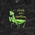 thumbnail image 4 of Inktastic Praying Mantis- Clearly Up to Something Boys or Girls Baby Bodysuit, 4 of 5