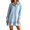 Light Blue, variant on YuXingFu Maxi Dresses for Women Mini Collared Plus Size Womens Dress Long Sleeve A Line Casual Summer Yellow S