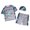Grey, variant on Curenmufel 3 Piece Swim Set for Baby Boys Three Piece Rash Guard Swimsuits Kids Sunsuit Swimwear Sets (Dark Blue,10-11 Years)