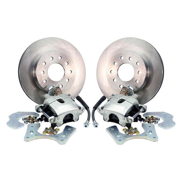 Master Power Brakes DB1792BR 10 & 12 Bolt Legend Series Rear Disc Brake Kit with C-Clip & Staggered Shocks for 1968-1974 GM F & X-Body