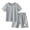 Grey, variant on Boys Summer Outfits Classic Athletic Tracksuit Short Sleeve Shirt with Shorts Outfits Boys Clothes 4-5 Years