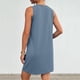 thumbnail image 5 of Vestido deportivo sin mangas para mujer, estilo mini, informal, para entrenamiento y tenis - 60 % poliéster, cuello en U, bolsillos, tallas S-XXL, para deporte/verano, 5 of 6