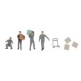 thumbnail image 1 of KLKCMS Porter Worker Figurine Gris, 1 of 9