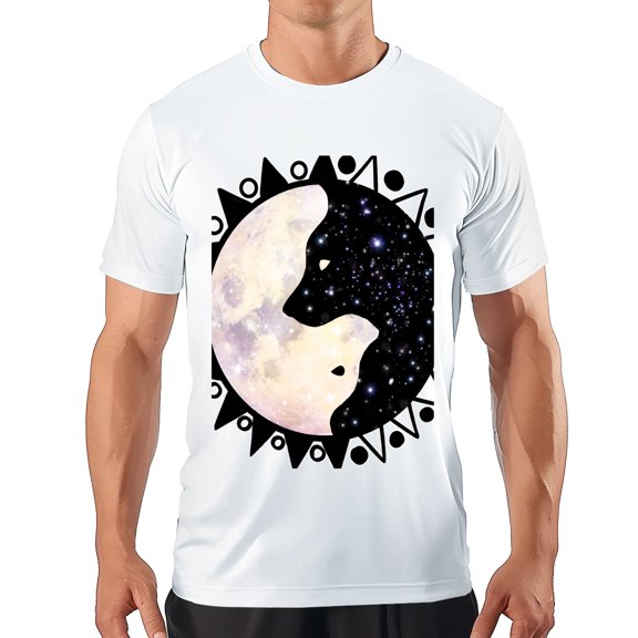 Men's T Shirt#replace# Women's Shirts Round Neck Patterned Tee Summer New Sports Shirt Vintage Style Gift for Friends XS