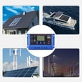 thumbnail image 2 of 12V 11.1V Solar Charge Controller PWM Dual USB LCD Display Solar Panel Regulator, 2 of 9