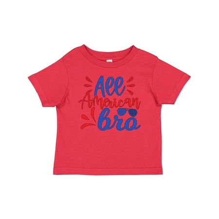 

Inktastic All-American Bro Red and Blue Design with Sunglasses Gift Baby Boy T-Shirt