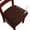 Chocolate, variant on Whihome Jacquard Dining Chair Covers Beige Waterproof Seat Covers for Dining Room Chairs  Stretch Chair Covers Removable Kitchen Chair Seat Cushion Slipcovers