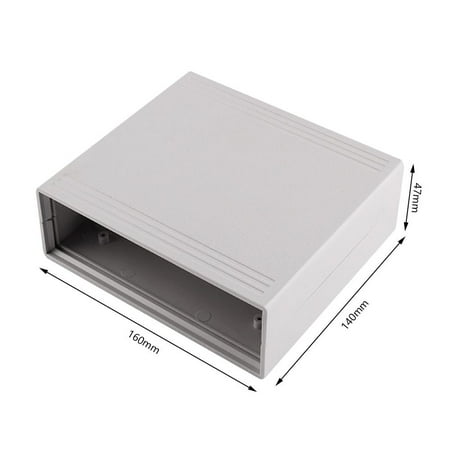 

Hot White ABS Plastic DIY Enclosure Boxes Instrument Case Electronic Project Box Waterproof Cover Project