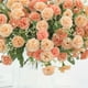 thumbnail image 3 of Ramo de flores artificiales de seda | Decoración de centro de mesa para boda con tela de imitación | Relleno para florero de oficina en casa para fiesta nupcial, 3 of 3